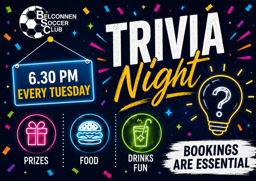 Trivia Tuesday at Belconnen Soccer Club